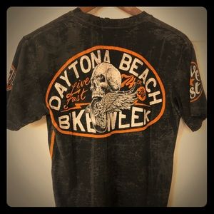Affliction Daytona Beach Bike Week Mens Tee